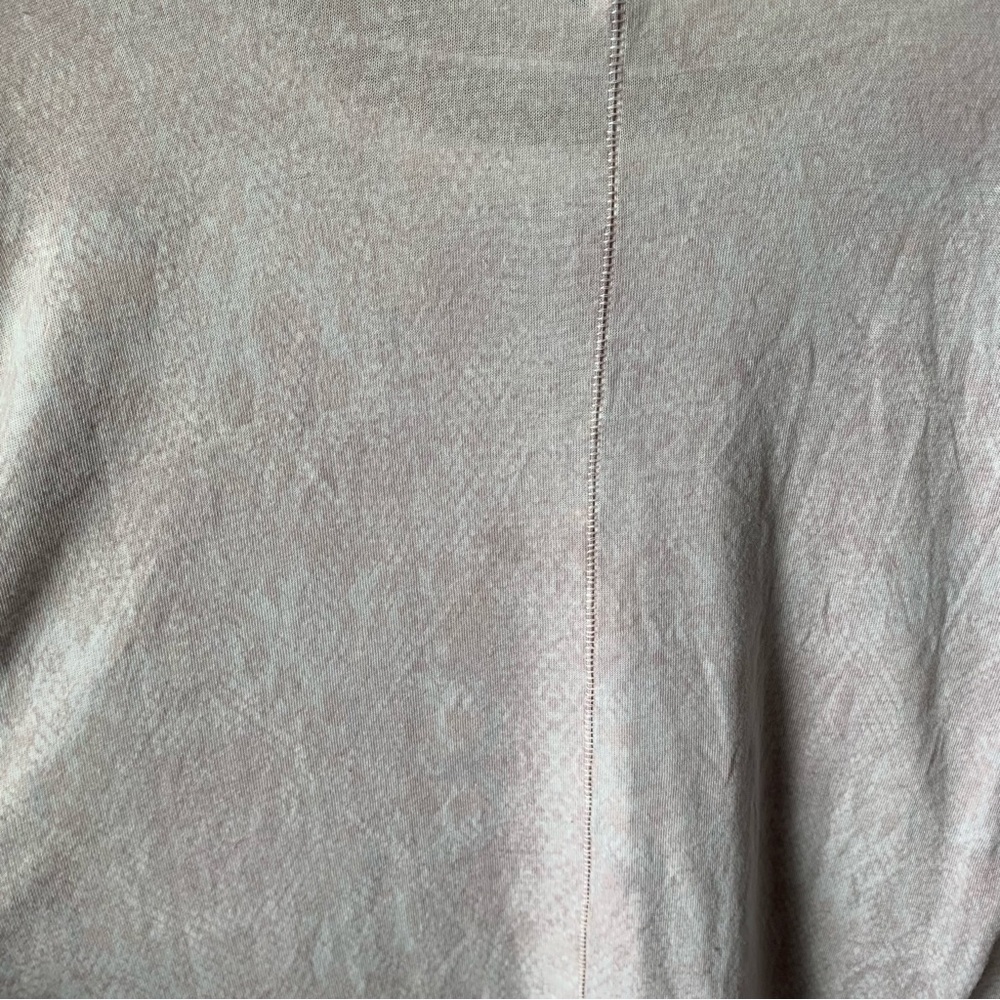 Free People we the free cream/pink reptile print high low oversized tee - Picture 4 of 7